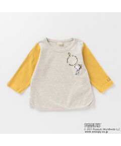 【PEANUTSコラボ】 スヌーピーキャンプTシャツ