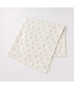 petit main / プティマイン ベビー・キッズグッズ | オーガニックコットン アニマル総柄ガーゼおくるみ