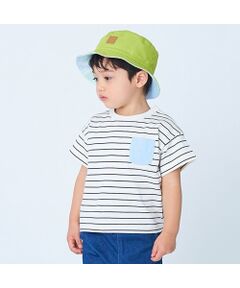 胸ポケットボーダーTシャツ