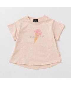 オーガニックコットン モチーフプリントTシャツ