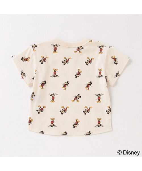 petit main / プティマイン Tシャツ | 【DISNEY】ミッキーマウスデザイン 総柄Tシャツ | 詳細1
