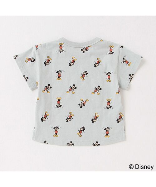 petit main / プティマイン Tシャツ | 【DISNEY】ミッキーマウスデザイン 総柄Tシャツ | 詳細2