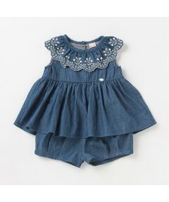 petit main / プティマイン タンクトップ | スカラップ衿セットアップ