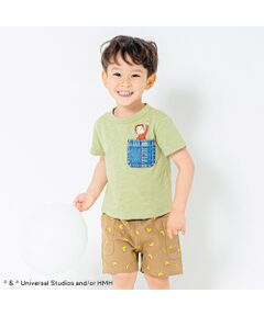 【おさるのジョージ】デニムポケットTシャツ