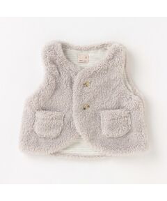 petit main / プティマイン ベビー・キッズウエア | 【抗菌防臭】ボアベスト