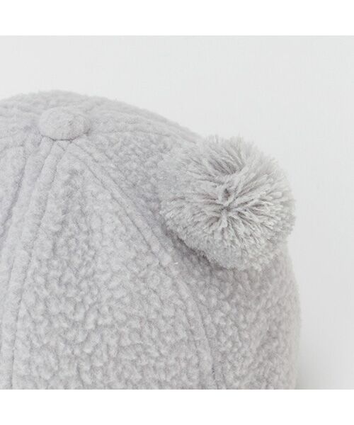 petit main / プティマイン ベビー・キッズグッズ | くま耳ボアキャップ | 詳細5