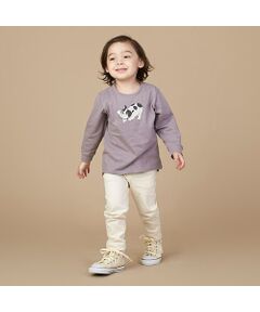 petit main / プティマイン その他パンツ | スーパーストレッチストレートパンツ