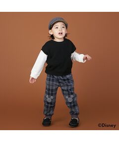 【Disney】膝パッチカットパンツ