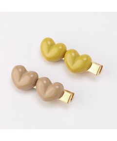 petit main / プティマイン ヘアピン | ハートヘアクリップ2P
