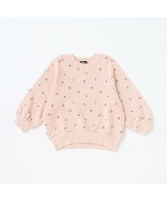 petit main / プティマイン スウェット | 【オーガニックコットン】総柄トレーナー