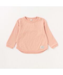 【弱酸性】ワッフル長袖Ｔシャツ