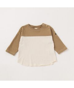 配色長袖Tシャツ