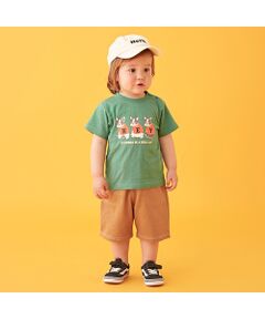 petit main / プティマイン ショート・ハーフ・半端丈パンツ | 5分丈ペインターハーフパンツ