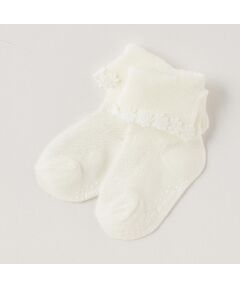 petit main / プティマイン ソックス | 花レースソックス