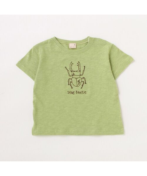 petit main / プティマイン カットソー | ステッチ昆虫半袖Tシャツ | 詳細13