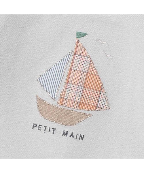 petit main / プティマイン カットソー | ヨットパッチワークＴシャツ | 詳細6