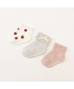 petit main / プティマイン ベビー・キッズグッズ | BABY3Pソックス