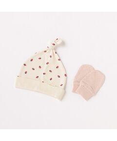 petit main / プティマイン ベビー・キッズグッズ | 【弱酸性】帽子/ミトンセット