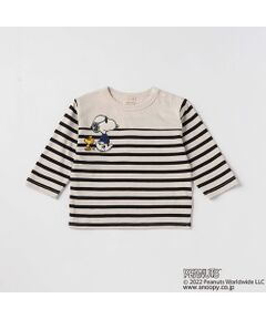 【PEANUTS】ボーダー長袖Tシャツ