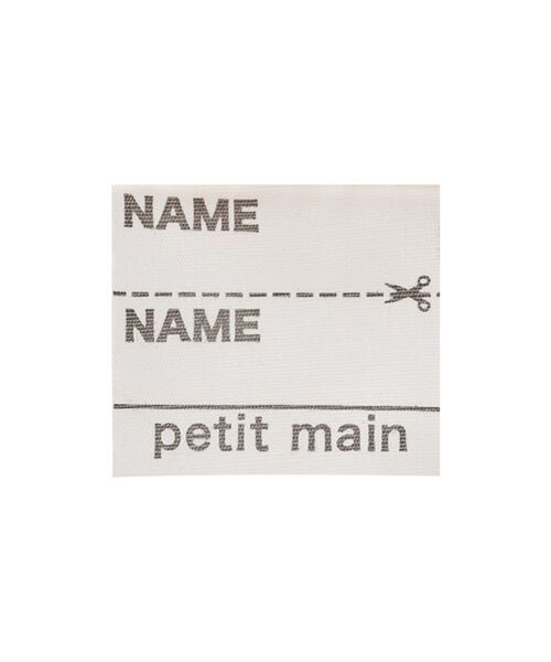 petit main / プティマイン Tシャツ | CARステッチ刺しゅうボーダー袖レイヤードT | 詳細9