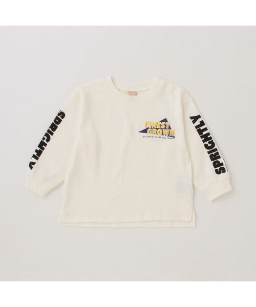 petit main / プティマイン Tシャツ | 袖ロゴ長袖Tシャツ | 詳細10