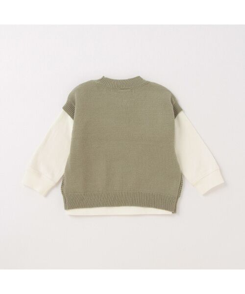 petit main / プティマイン ニット・セーター | ニットベストTシャツセット | 詳細1