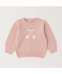petit main / プティマイン その他トップス | チェリーニットプルオーバー
