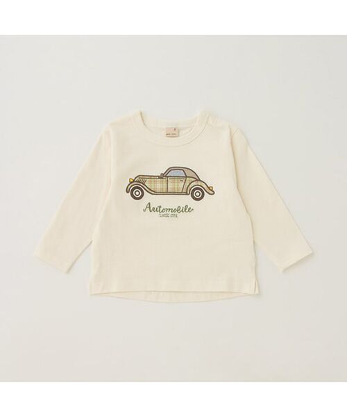 petit main / プティマイン Tシャツ | 車アップリケ長袖T | 詳細10