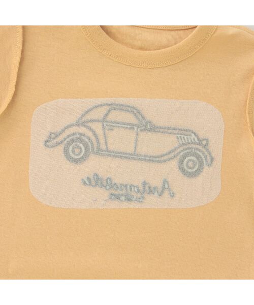 petit main / プティマイン Tシャツ | 車アップリケ長袖T | 詳細4