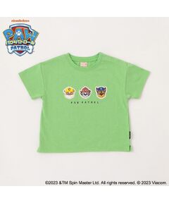 【パウ・パトロール】刺しゅうアップリTシャツ