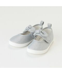 petit main / プティマイン スニーカー | リボンキャンバスシューズ