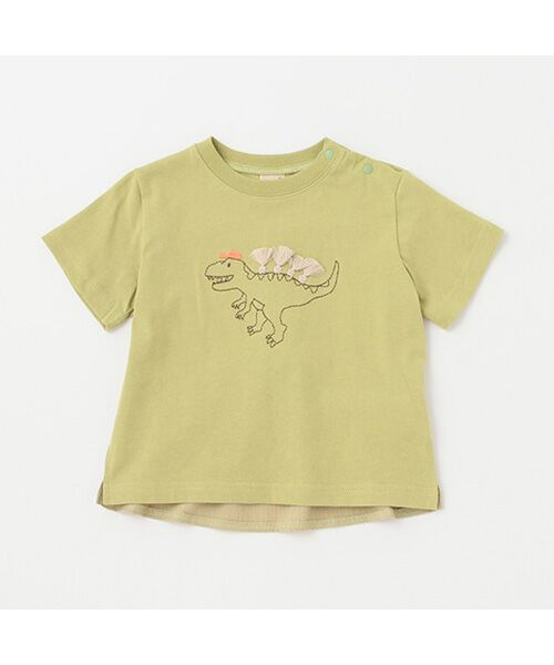 petit main / プティマイン Tシャツ | ステッチグラフィック半袖Tシャツ | 詳細10