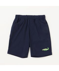 petit main / プティマイン ショート・ハーフ・半端丈パンツ | ポケット刺しゅうカットハーフパンツ