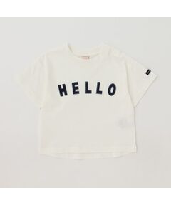 【接触冷感】アップリケロゴTシャツ