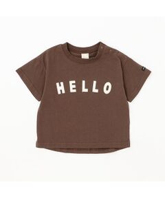 【接触冷感】アップリケロゴTシャツ