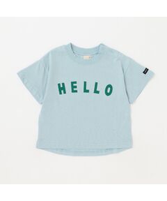 【接触冷感】アップリケロゴTシャツ