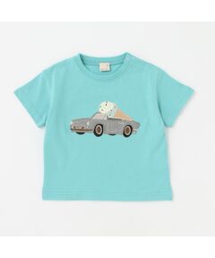 【接触冷感】車アイスアップリケTシャツ