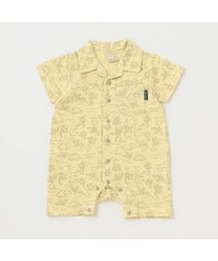 petit main / プティマイン ロンパース | 開衿カバーオール