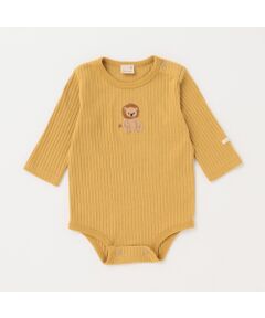 petit main / プティマイン ロンパース | 【弱酸性】アニマル刺しゅうロンパース