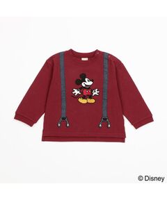 【Disney】ミッキーサスペンダーロンT