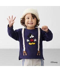 【Disney】ミッキーサスペンダーロンT