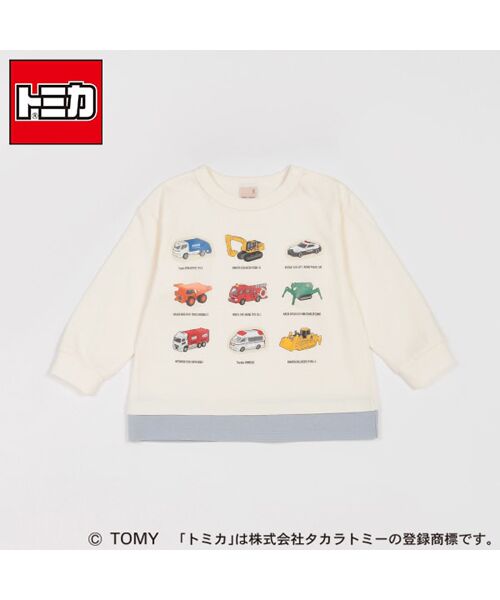 petit main / プティマイン カットソー | 【TOMICA】車集合長袖T | 詳細7