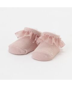 petit main / プティマイン ベビー・キッズグッズ | オーガンジーフリルカップソックス