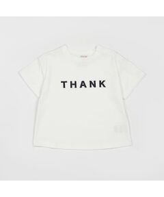 【防汚加工】ロゴアップリケTシャツ