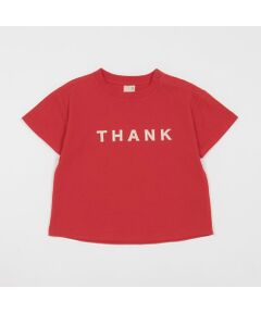 【防汚加工】ロゴアップリケTシャツ