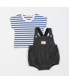 petit main / プティマイン ベビー・キッズウエア | サロペットセットアップ