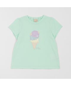 【防汚/リンク】キラキラモチーフTシャツ