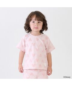 【Disney】パイルジャガード柄Tシャツ