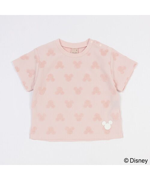 petit main / プティマイン Tシャツ | 【Disney】パイルジャガード柄Tシャツ | 詳細8