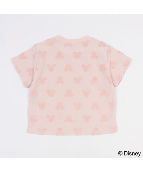 petit main / プティマイン カットソー | 【Disney】パイルジャガード柄Tシャツ | 詳細9